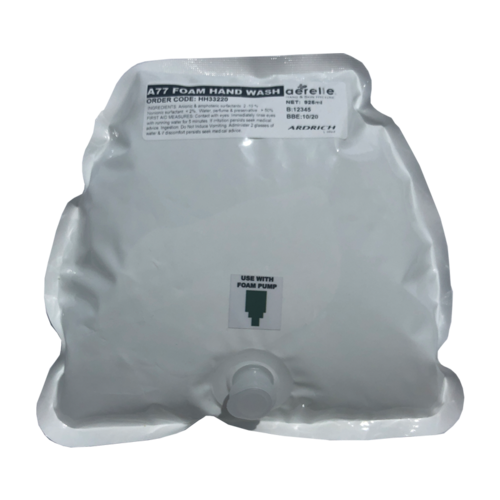Hand Wash Foaming 925ml refill pouch Fragrance Free - Aerelle