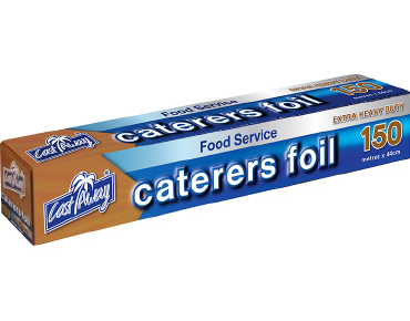 Extra Heavy Duty Aluminium Caterers Foil 44cm - 150m - Castaway