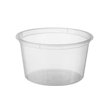 MicroReady' Small Round Takeaway Containers 4 oz Clear - Castaway