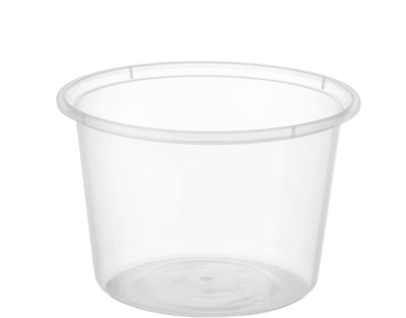 MicroReady' Round Takeaway Containers 20 oz, Clear - Castaway