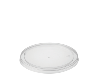 Reveal' Round Container Lids - One Lid Fits All, Clear - Castaway