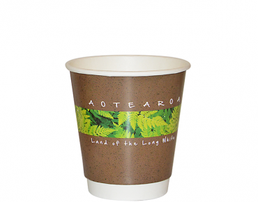 8oz Flora Double Wall Paper Hot Cup - Castaway