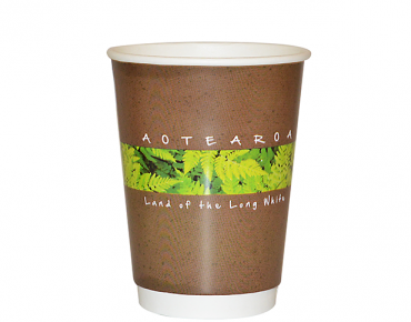 12oz Flora Double Wall Paper Hot Cup - Castaway