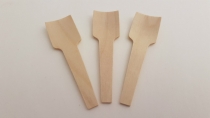 Wooden Paddle Spoon 7cm Carton 10,000- Vegware