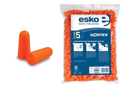 Vortex Earplugs Refill Bags for Dispenser (500 pairs) Orange - Esko