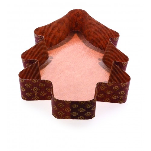 Baking Mould Paper Christmas Tree Single Serve - Confoil