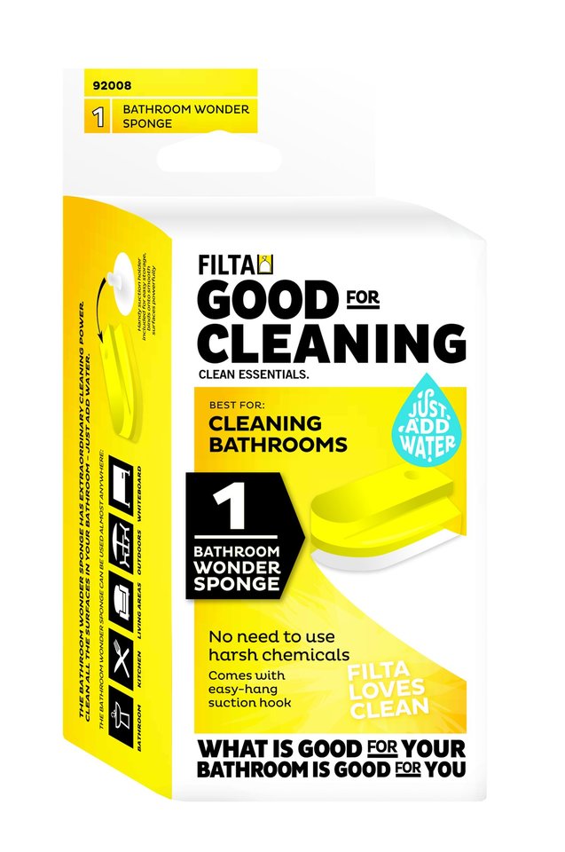 Bathroom Wonder Sponge with Shower Hook - Filta