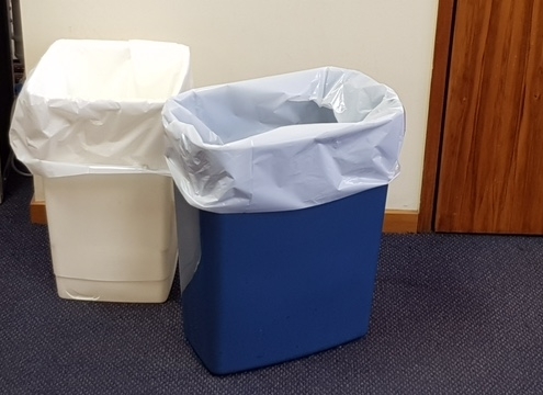 Bin Liners/Rubbish Bags 480X405X1330-25 WHITE 44.GALLON.LINER - Flexoplas