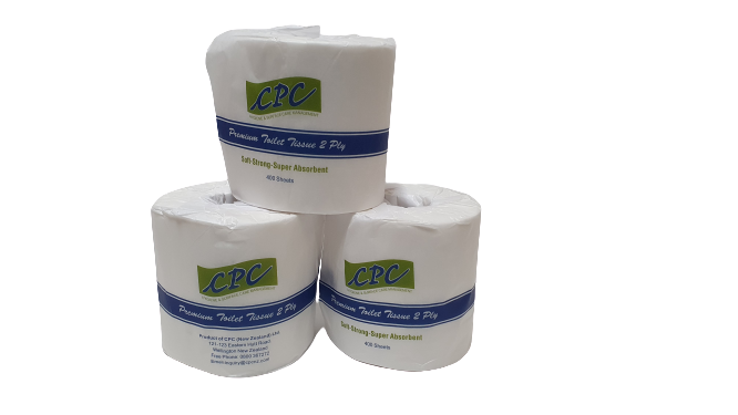 Toilet Rolls 400 sheet 2Ply - CPC NZ