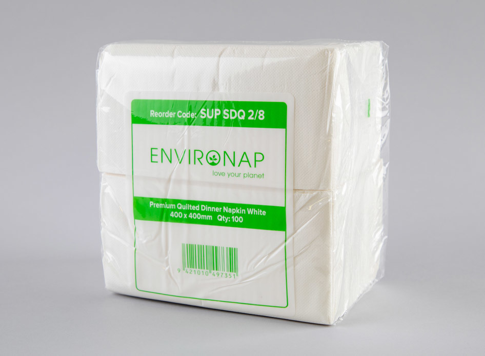 Environap White Dinner Napkin - Coastal