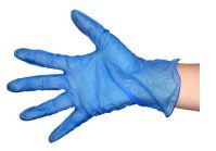 Vinyl Gloves Blue MEDIUM PowderFree - NZ Janitor