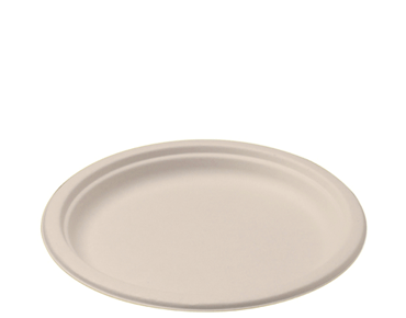 Enviroboard® Medium Round Plate, Natural