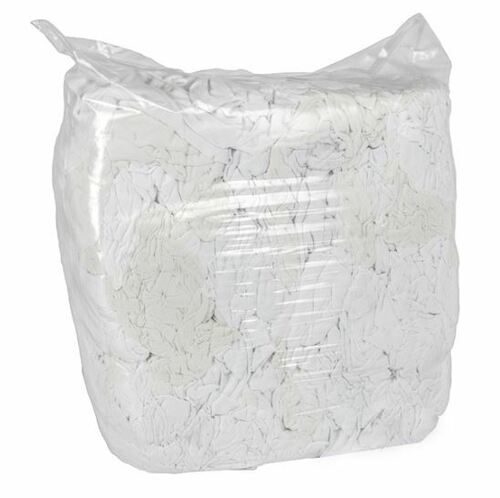 White T-Shirt Rags, 10.0kg Bag A Grade - Matthews