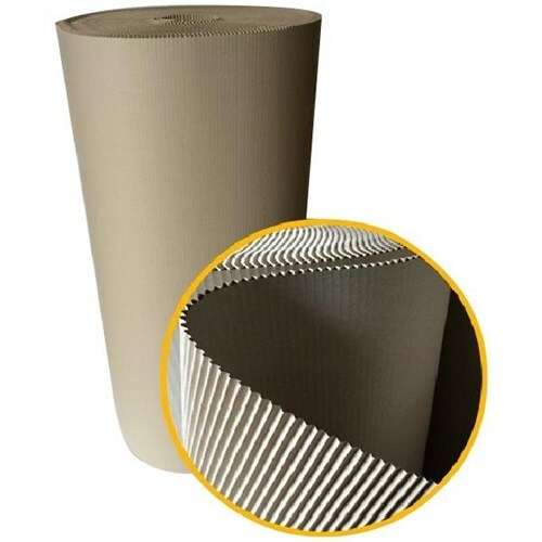 Corrugated Single Face Cardboard Roll B Flute 3mm 300mm x 75m