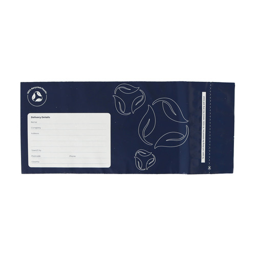 Courier Bags DLE Recycled Resealable Carton 500 - Ecobags
