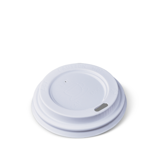 4oz Hot Cup Lid White Fits: 62mm cup - Detpak