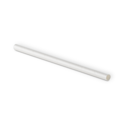 Paper Straw Endura White 10mm X 210mm Unwrapped White 10MM X 210MM - Detpak
