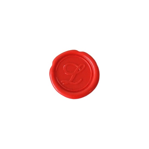 Herbin Wooden Handle Round Seal Copperplate L