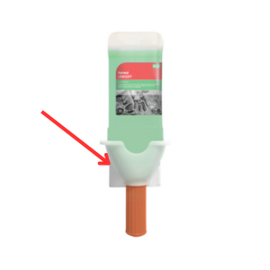 Wall bracket for Limesoft 4L bottle