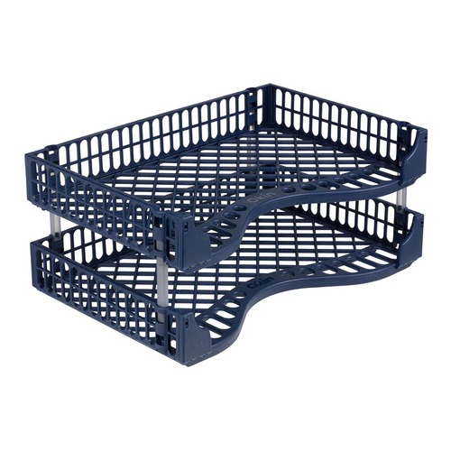 Okin Document Tray Blue, Pack of 2
