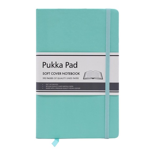 Pukka Signature Soft Cover Notebook 13x21cm Lined Mint