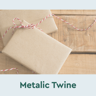 Gold & Silver Metallic Twine for Gift Wrap NZ | Insinc