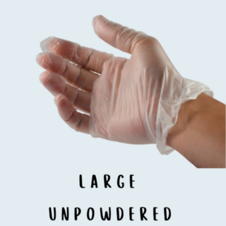 Large Vinyl PowderFree Gloves