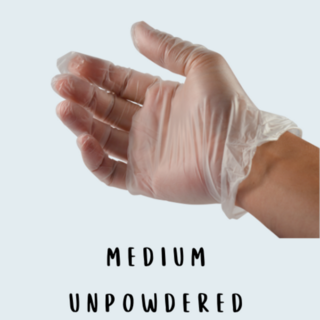 Medium Vinyl PowderFree Gloves