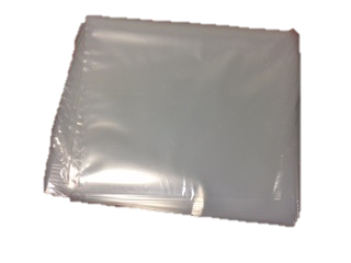 Stock Bags - Heavy Duty 600X900-30mu NATURAL BAG.WRAPPED- Pack 25 - Flexoplas