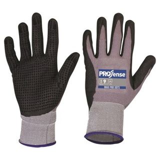 ProSense MaxiPro Gloves Dots Palm Dip, Size 10 - Paramount
