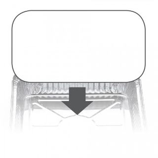 Foil Container Board Lid - Confoil