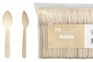 Wooden Teaspoon - Natural, 110mm Long, FSC 100%®    - Matthews