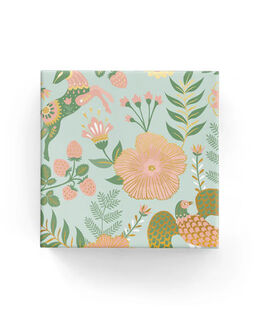 Reindeer Garden Wrap Mint Sage Apricot - Bee Dee
