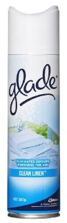 Manual Aerosol Air Freshener - Clean Linen, 200g - Matthews