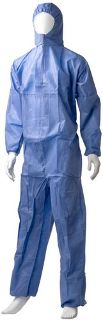 SMS Coverall Type 5/6 - Blue, M, 50gsm *Breathable Coverall - Matthews
