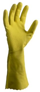 Silverlined Latex Gloves Powder Free - Yellow, M, 300mm Cuff, 70.0g - Matthews