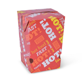 Large Chip Carton (50s) Hot Food Fast 91 x 91 x 135   - Detpak
