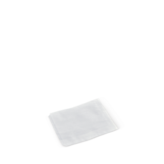 #2 Grease Resistant Flat Bag (1 Ply) White 187 x 165   - Detpak