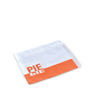 Pie Grease Resistant Flat Bag (1 Ply) Pie 200 x 165   - Detpak