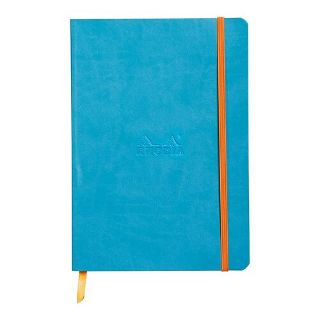 Rhodiarama Softcover Notebook A5 Lined Turquoise