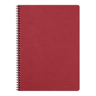 Age Bag Spiral Notebook A4 Lined Red