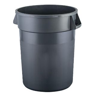 76L Round Food Bin - Grey