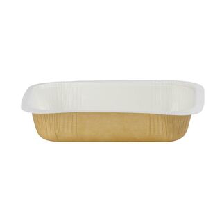 Paperboard Dualpak Eco Small Oblong Kraft 500ml - Confoil