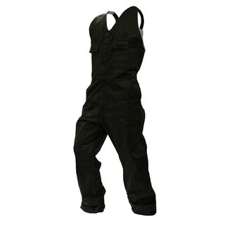 Overall Action Bib, 300Gsm Cotton, Black-Size 16