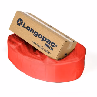Longopac Midi Waste Bags - Red (general waste)