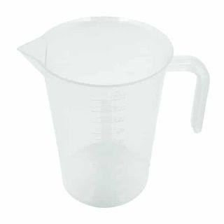 CMC001 1L CLEAR MEASURING CUP WITH HANDLE